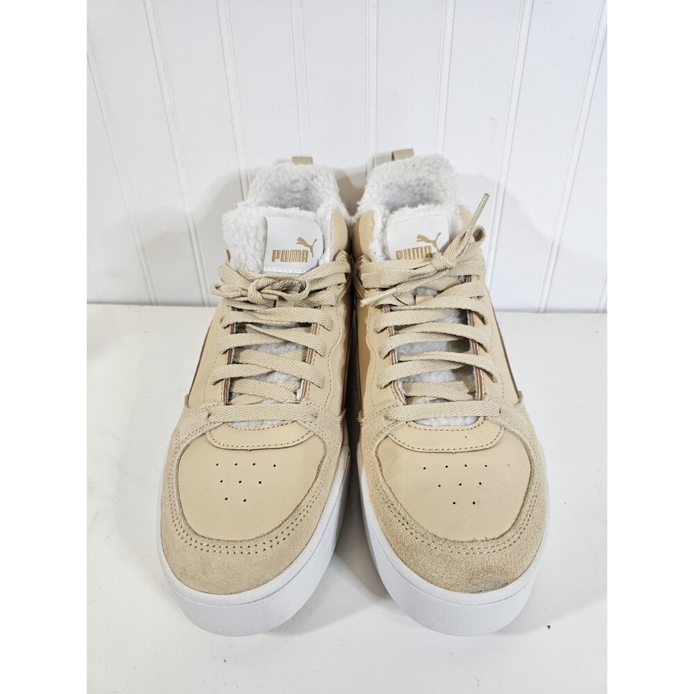 Puma Women's Skye Demi Teddy WS Size 10  Faux Fur Lined Platform Sneakers